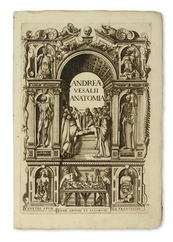 MEDICINE  VESALIUS, ANDREAS. Anatomia.  1604